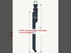 LS10.61 Avrupa tipi baskı fren yumruğu 28 derece